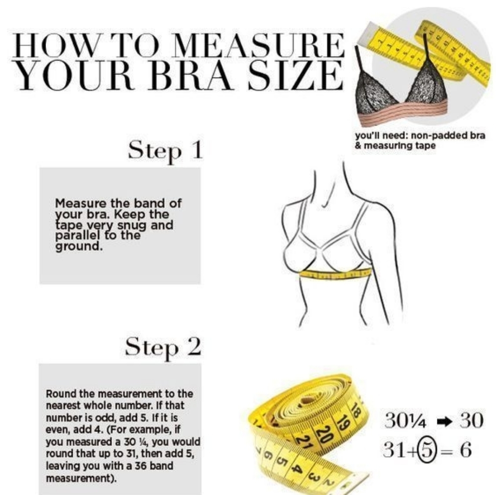 How to measure your bra size @home